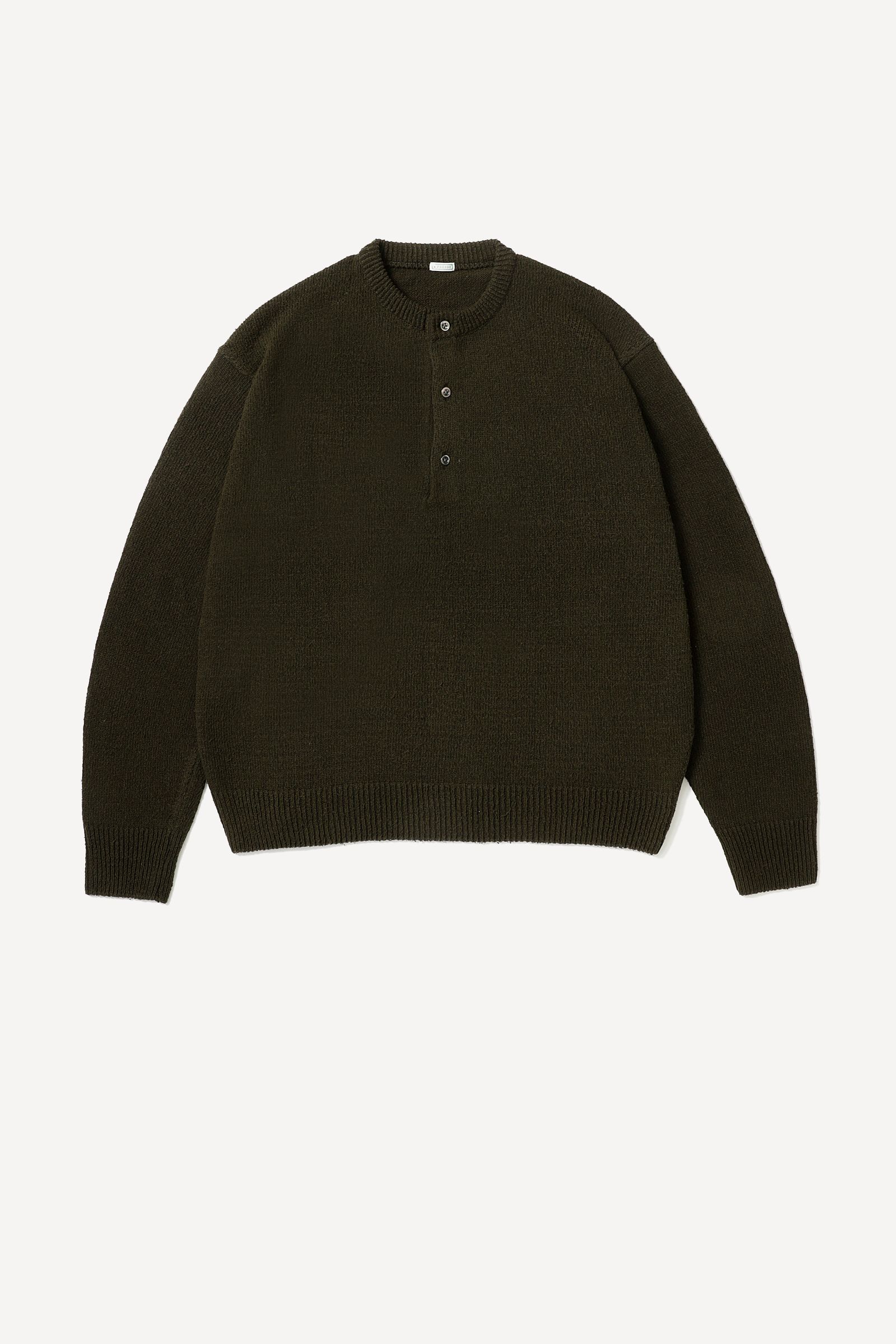 アプレッセ 2026 STYLE1 Washed Silk Nep Henry Neck Sweater(26SAP-03-08)OLIVE☆1月10日(土)発売！