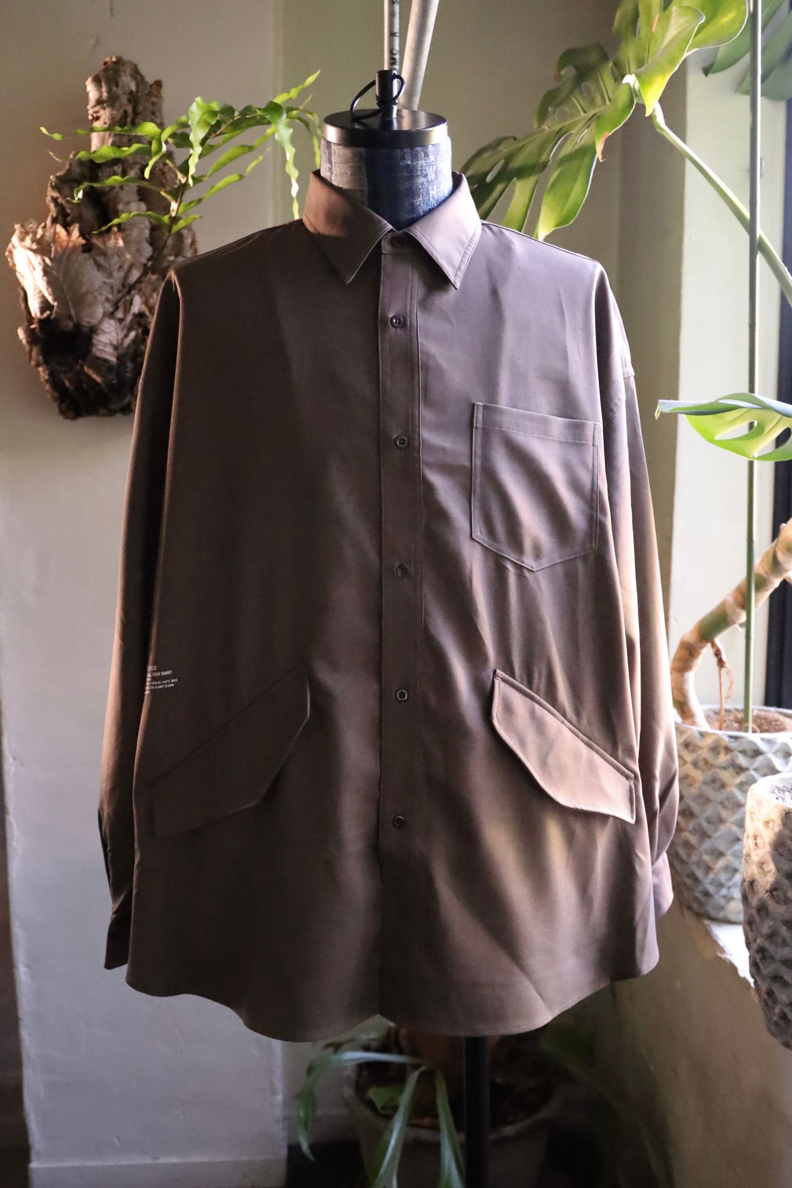 FreshService - フレッシュサービス WOOLY TWILL TECH SHIRT
