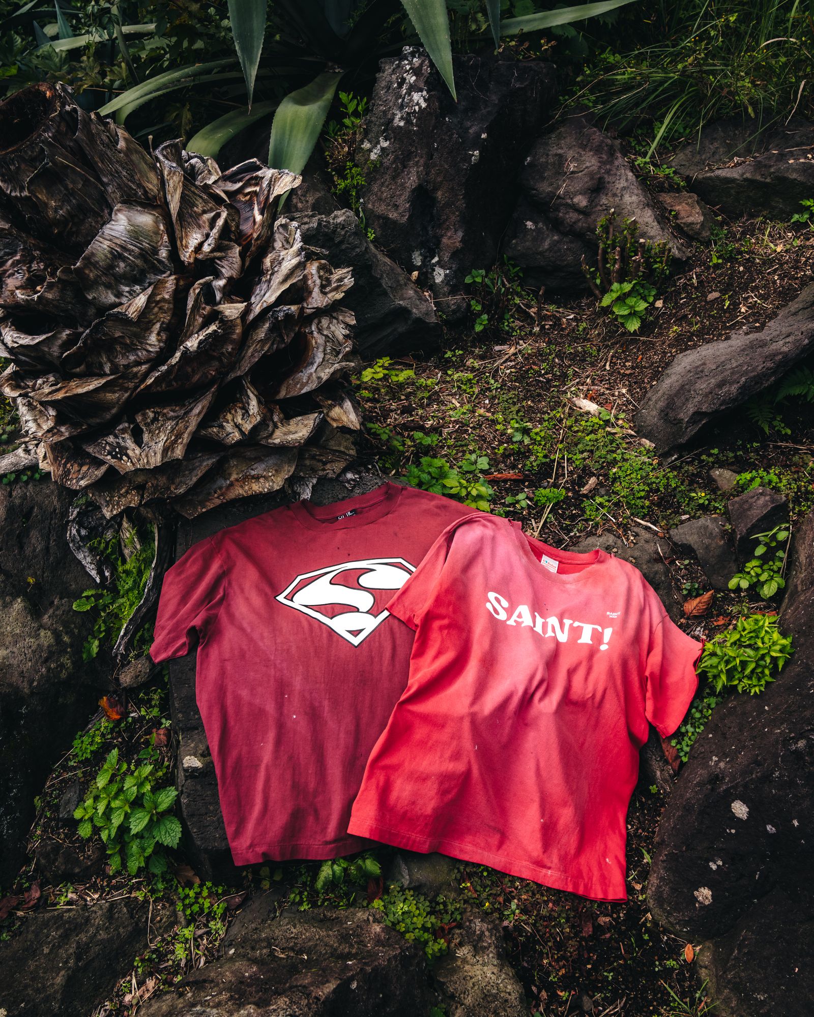 セントマイケル Tシャツ ? SS TEE(SM-HR8-0000-030)BURGUNDY