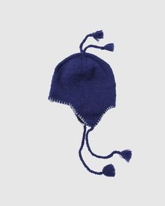 セダンオールパーパス FW25 Hand Knit Ear Flap Beanie(SD25F-CP06)Navy☆11月1日(土)発売！