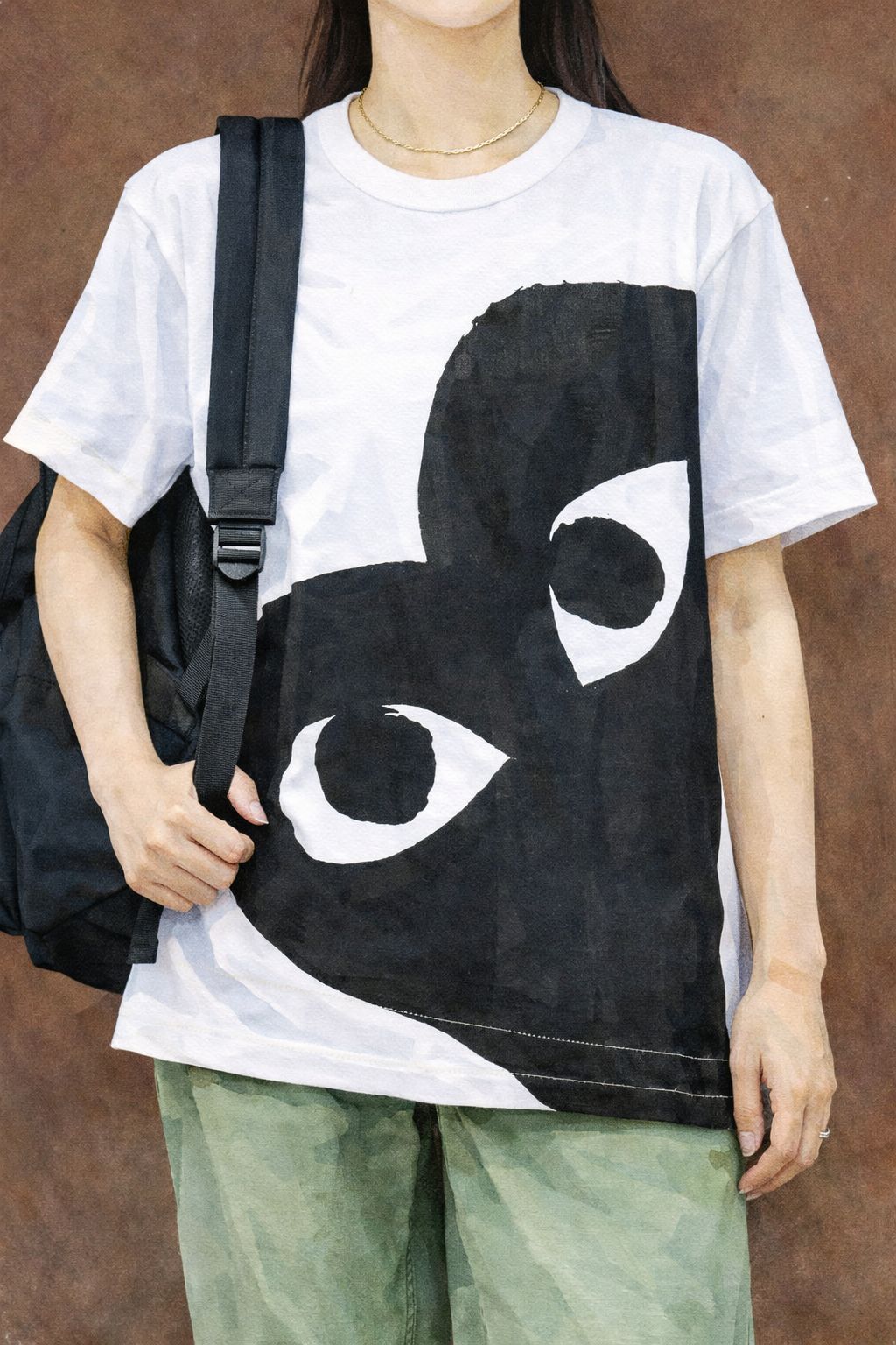 プレイコムデギャルソン BLACKハートTシャツ (BLACK)☆新作発売！