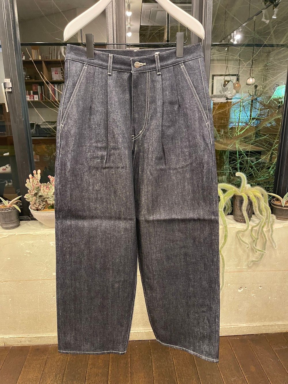 Graphpaper - グラフペーパー23SS Selvage Denim Two Tuck Pants 
