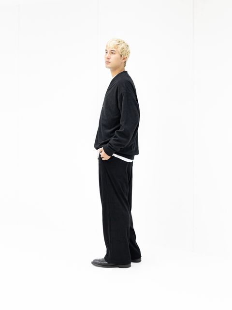 Re!FreshService UTILITY PILE CARDIGAN SET-UP (BLACK)☆9月19日(土)新作発売！