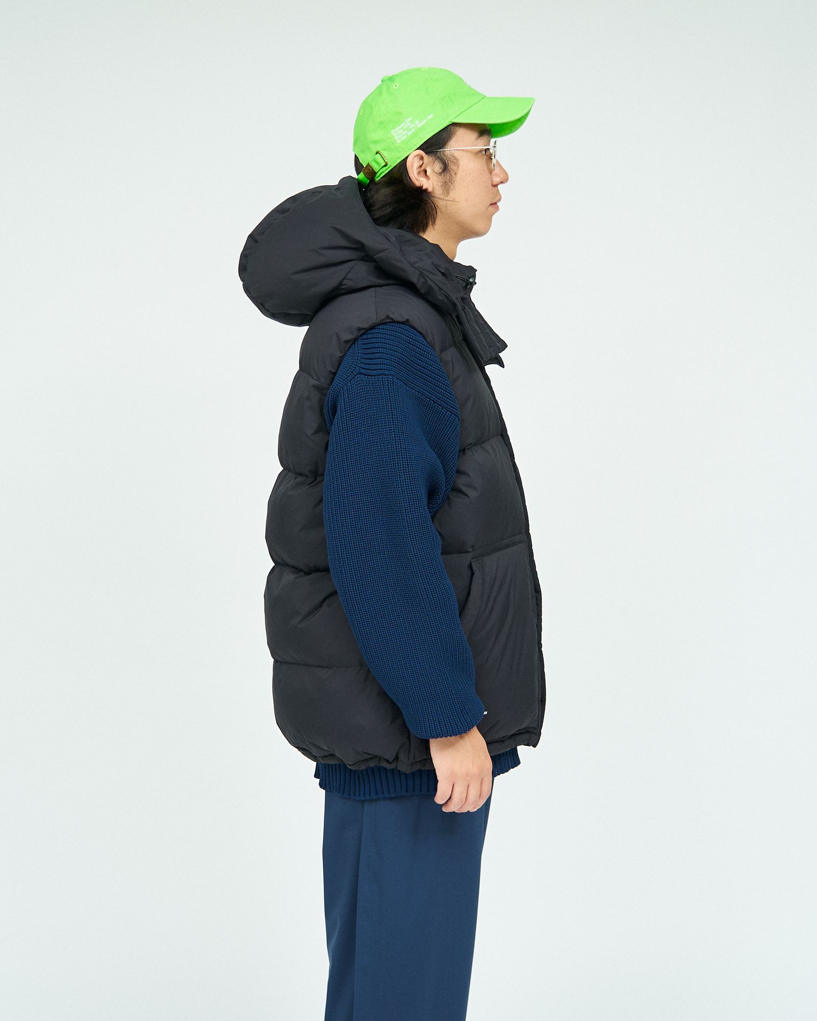 フレッシュサービス CORPORATE DOWN VEST(FSC243-10112B)BLACK
