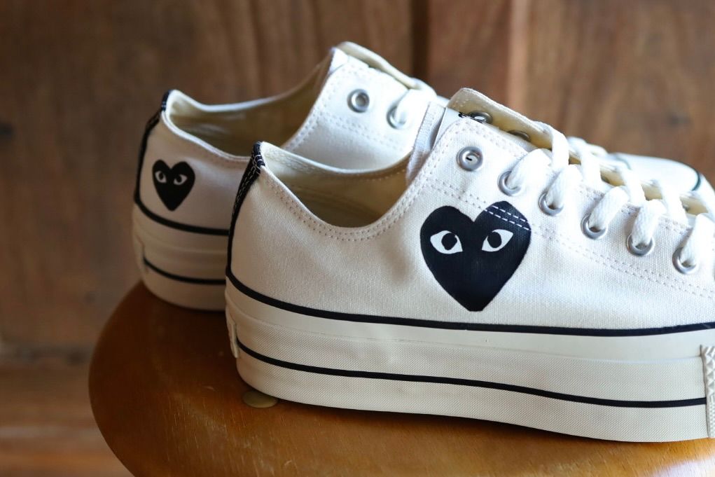 プレイコムデギャルソン PLAY CONVERSE CHUCK TAYLOR(AZ-K125-001-2)WHITE