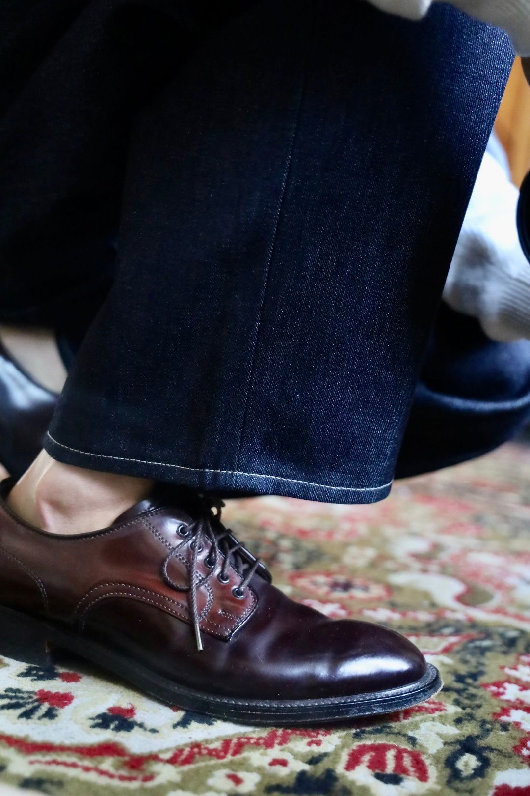 グラフペーパー Selvage Denim Two Tuck Pants(GU261-40061RB)INDIGO_RIGID★1月24日(土)発売！