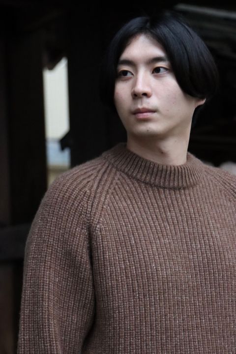 A.PRESSE  Fisherman Pullover Sweater(21AAP-03-01M)BROWN style