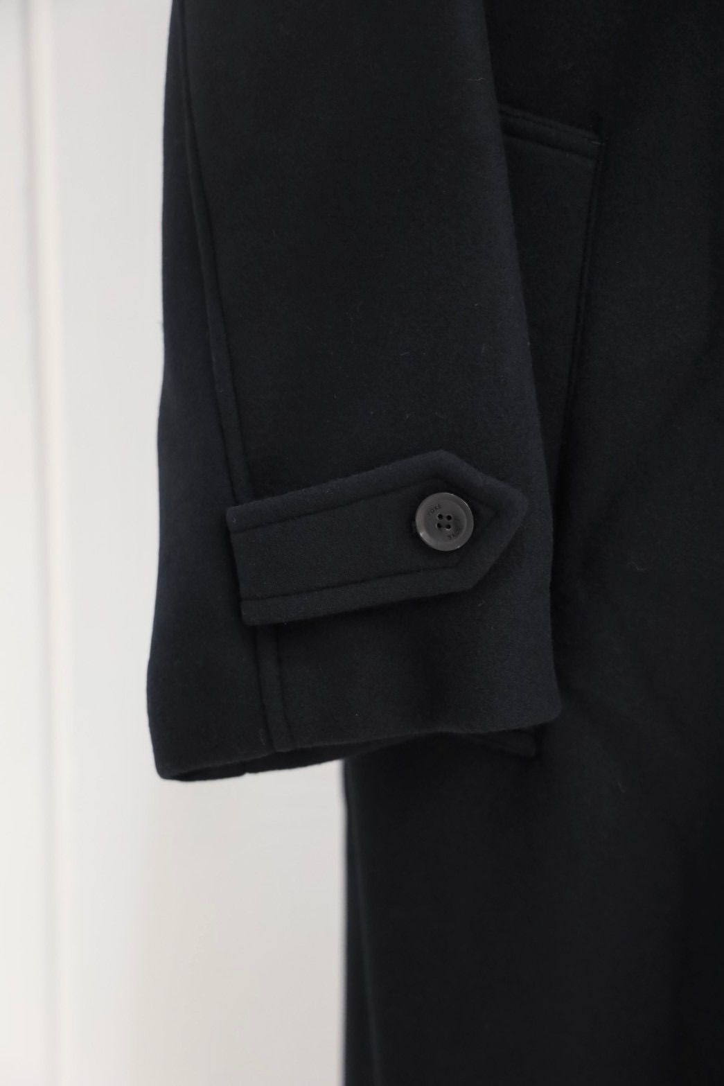 ヨーク 25FW Melton Big Balmaccan Coat(YK25FW01033C)BLACK☆10月11日(土)新作発売！