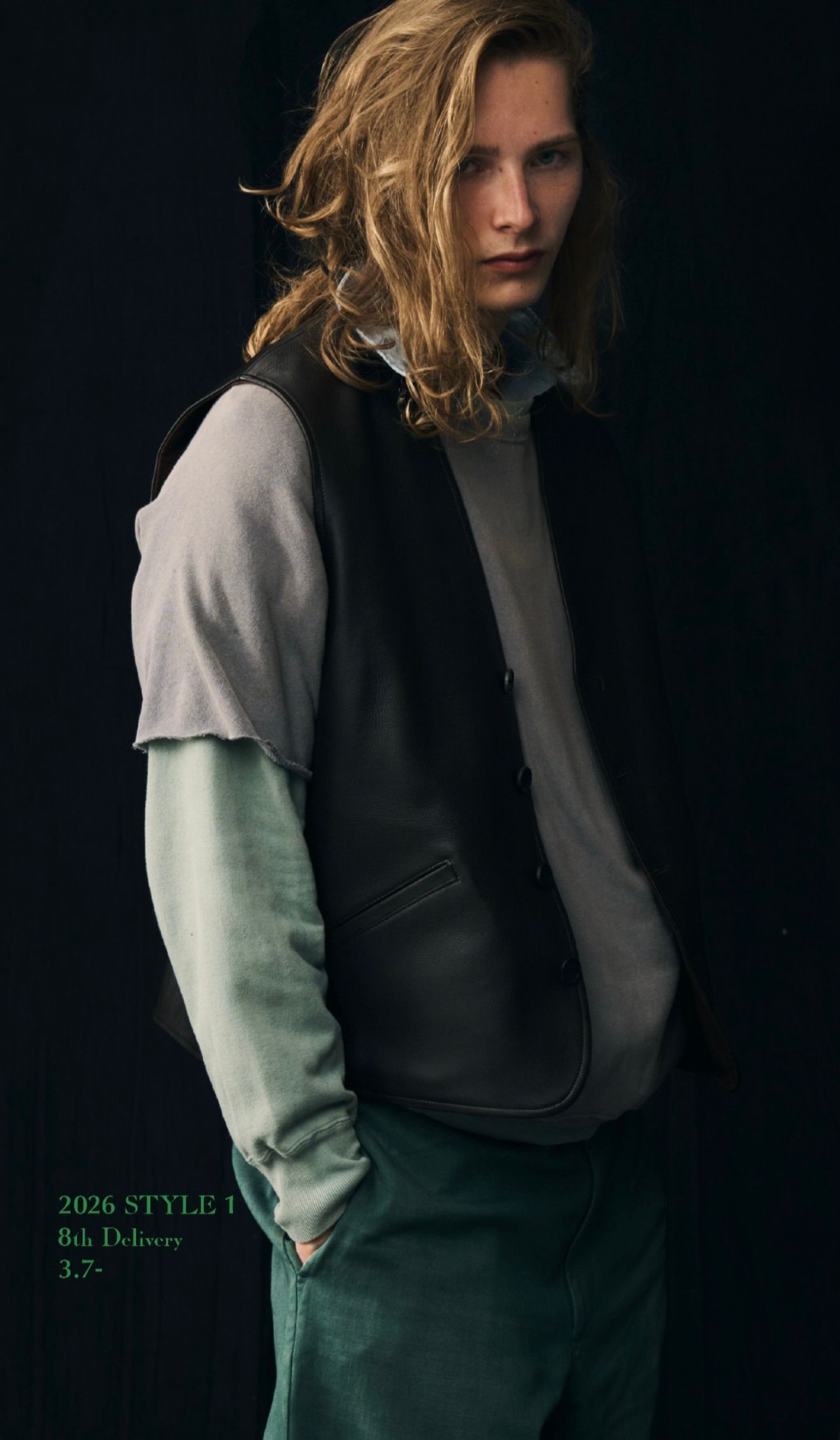 アプレッセ 2026 STYLE1 Leather Vest(26SAP-01-10)BROWN☆3月7日(土)発売！