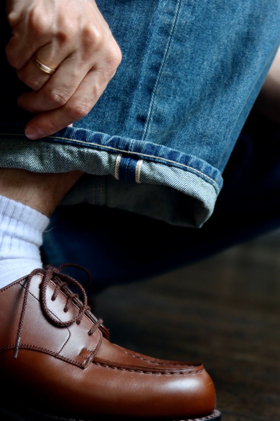 Graphpaper 23AW Selvage Denim Two Tuck Pantsスタイル.2023.8.1.