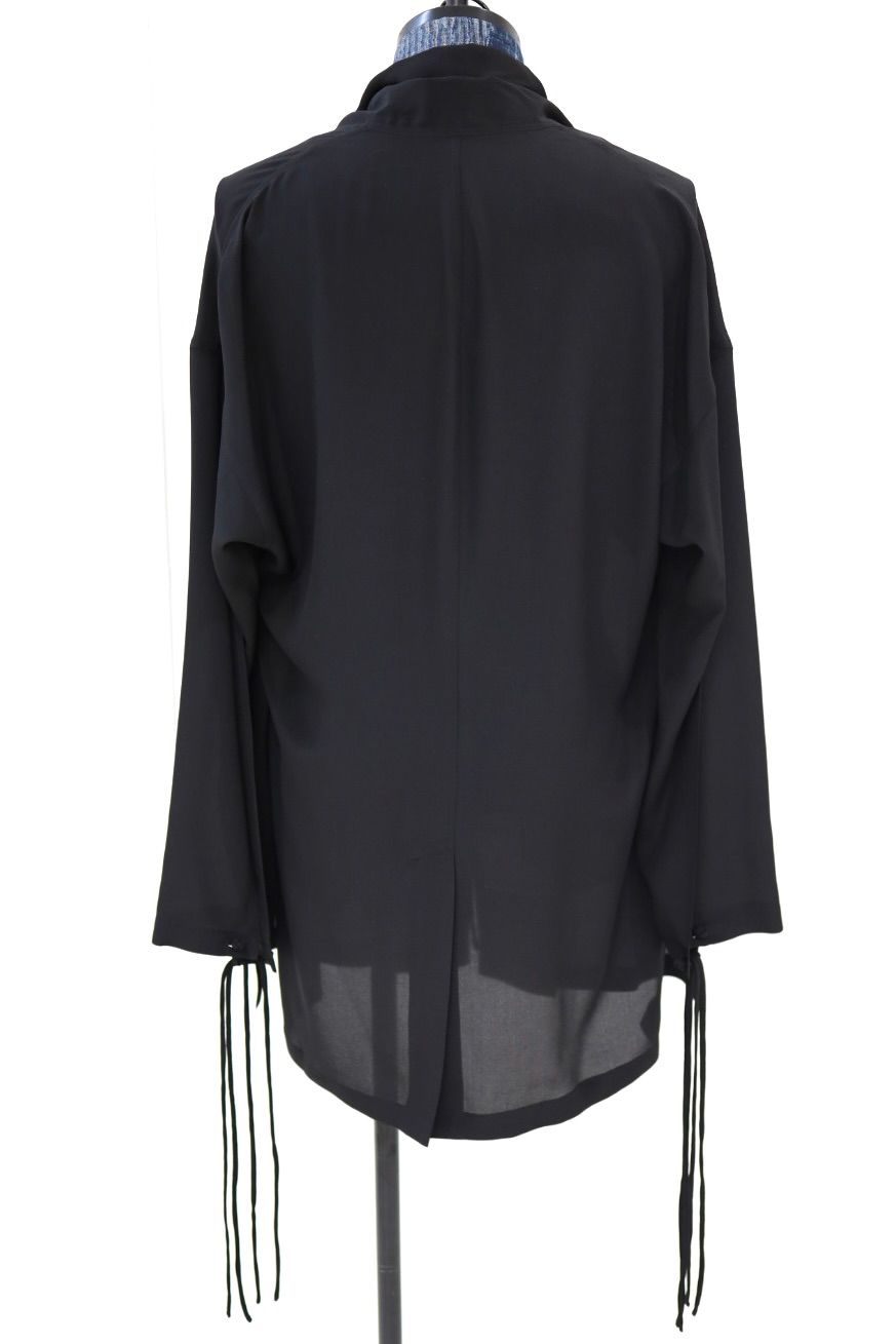 Yohji Yamamoto 釈迦釦付きストールジャケット (HK-J17-441)BLACK☆3月18日発売！