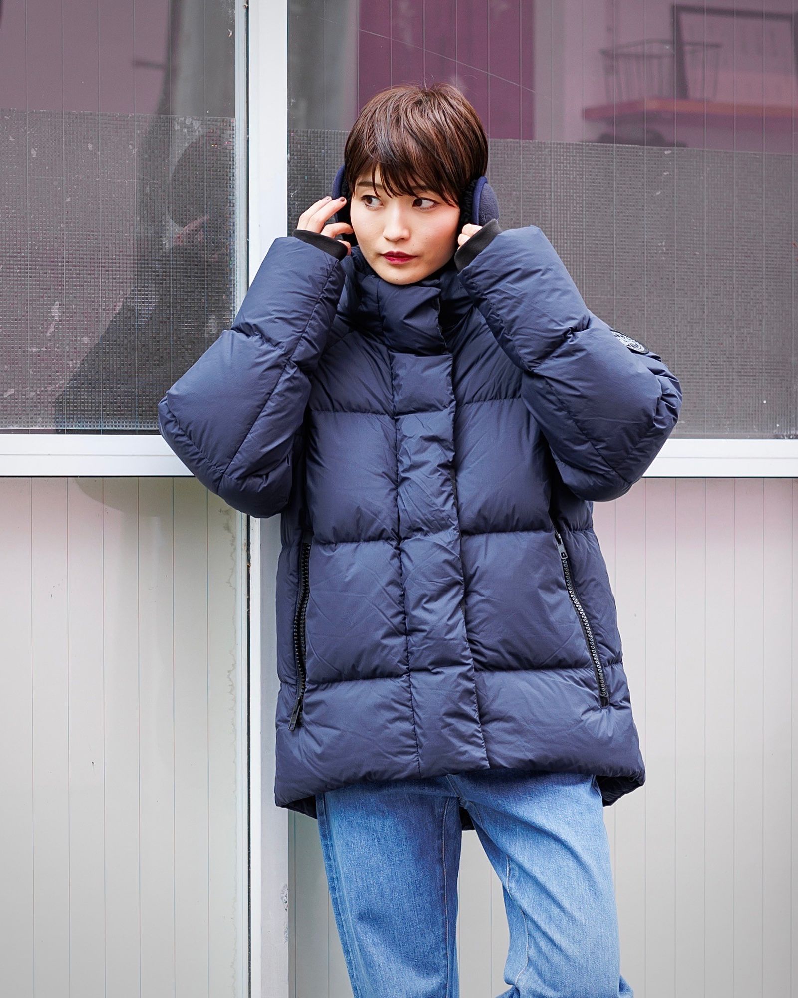 CANADA GOOSE - カナダグースレディース Bryden Puffer Black Label (2621WBJ)Atlantic  Navy☆新作発売！ | mark