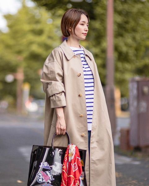 J.B. ATTIRE  Rive gauche coat style 2024.07.25