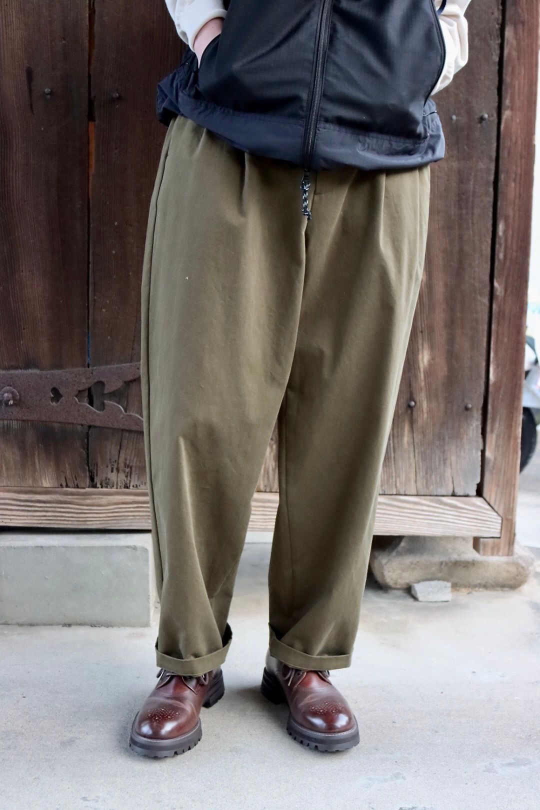 アプレッセ23SSチノ Chino Trousers (23SAP-04-15H)OLIVE - 1(S)