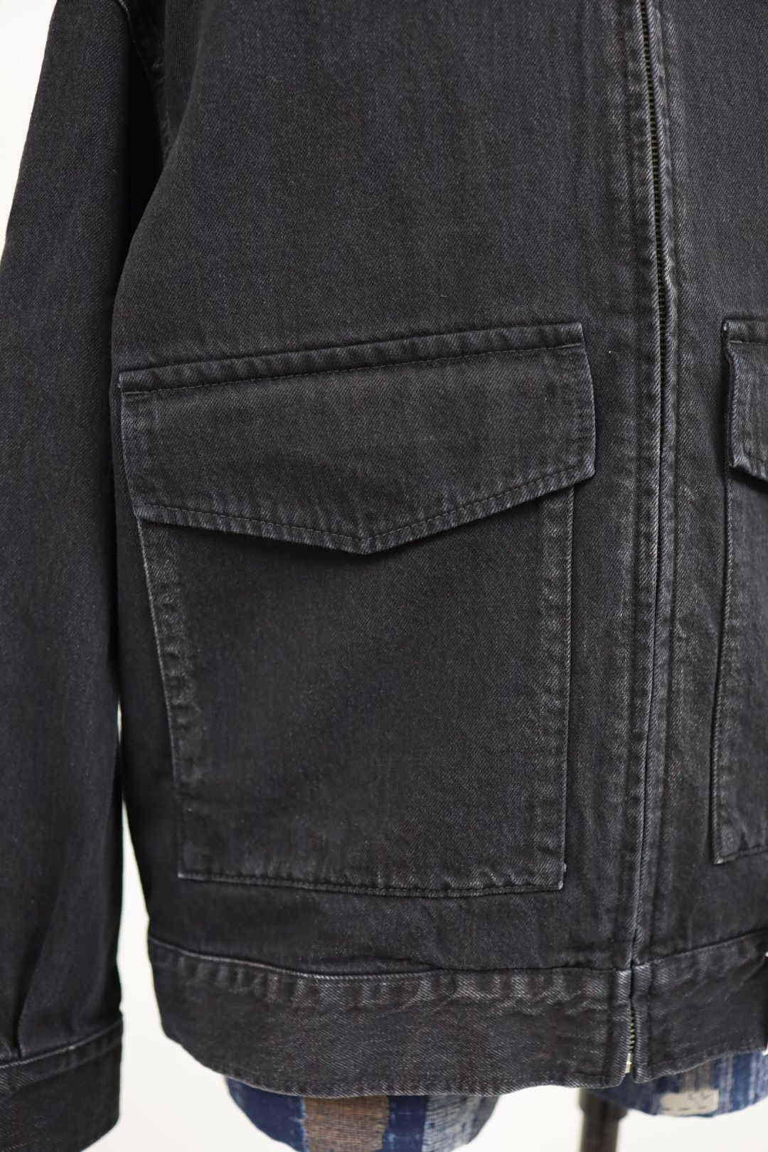 グラフペーパー Selvage Denim Zip Jacket(GU261-20056DB) BLACK_DARK FADE★1月24日(土)発売！