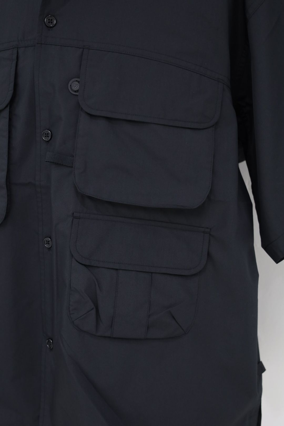 DAIWA PIER39(ダイワピア39) TECH MULTI TOOL POCKET SHIRT S/S SOLID(BE-86026)BLACK☆5月23日(土)新作発売！