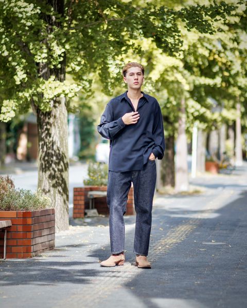 A.PRESSE Wool Skipper Shirtスタイル 9月21日(土)新作発売！