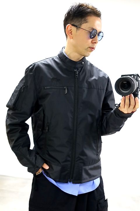 eYe JUNYA WATANABE MAN アイジュンヤワタナベマン 26SS THE NORTH FACE Wネーム ナイロンライダースジャケットスタイル