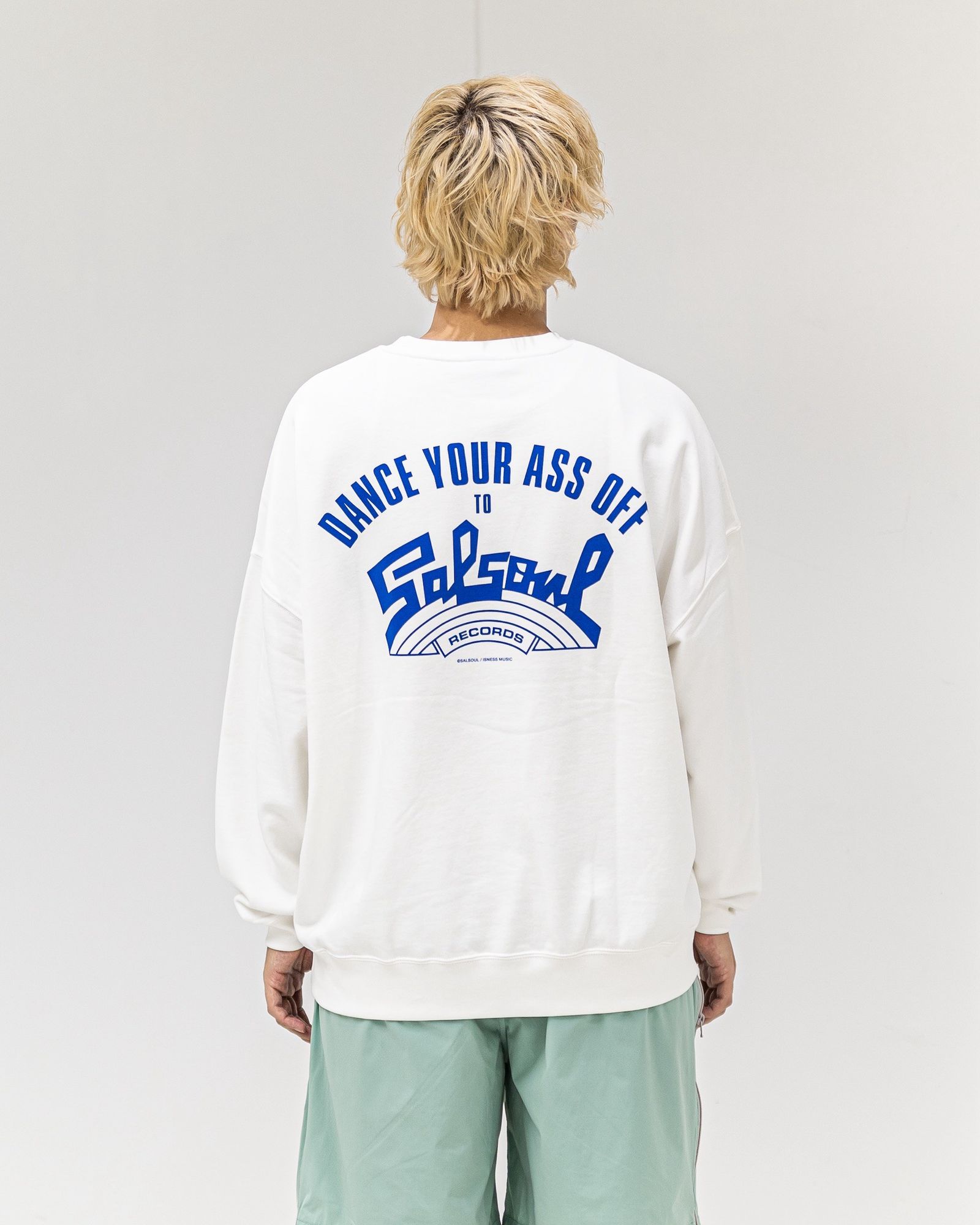 イズネスミュージック 26SS SALSOUL LONG SLE EVE T-SHIRTS(ISNES SMUSIC×SALSOUL)(ISNESSMUSIC×SALSOUL) (IMP7_03_SALSOULLST-01-1)WHITE☆新作発売！