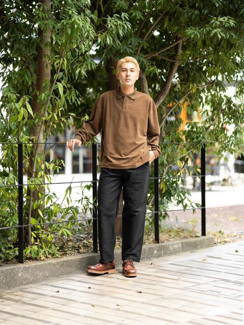 Graphpaper Pique Velour Jersey L/S Polo 8月8日(土)新作発売！