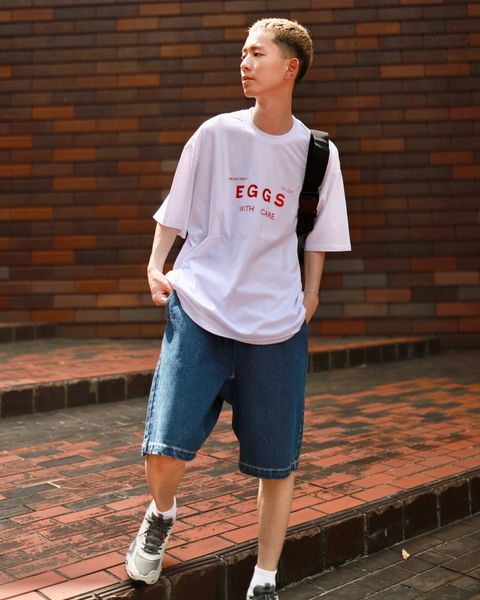 FreshService フレッシュサービス 23SS FS PRINTED TEE ”EGGS”スタイル
