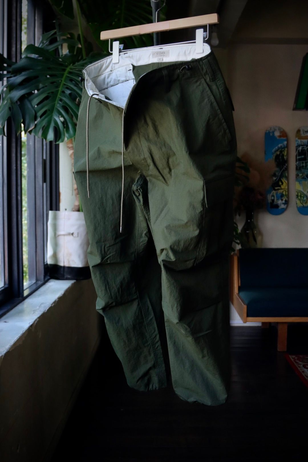 セダンオールパーパスFW23 Big Cargo Pants (SD23F-PT01)Olive☆8月26日(土)発売！
