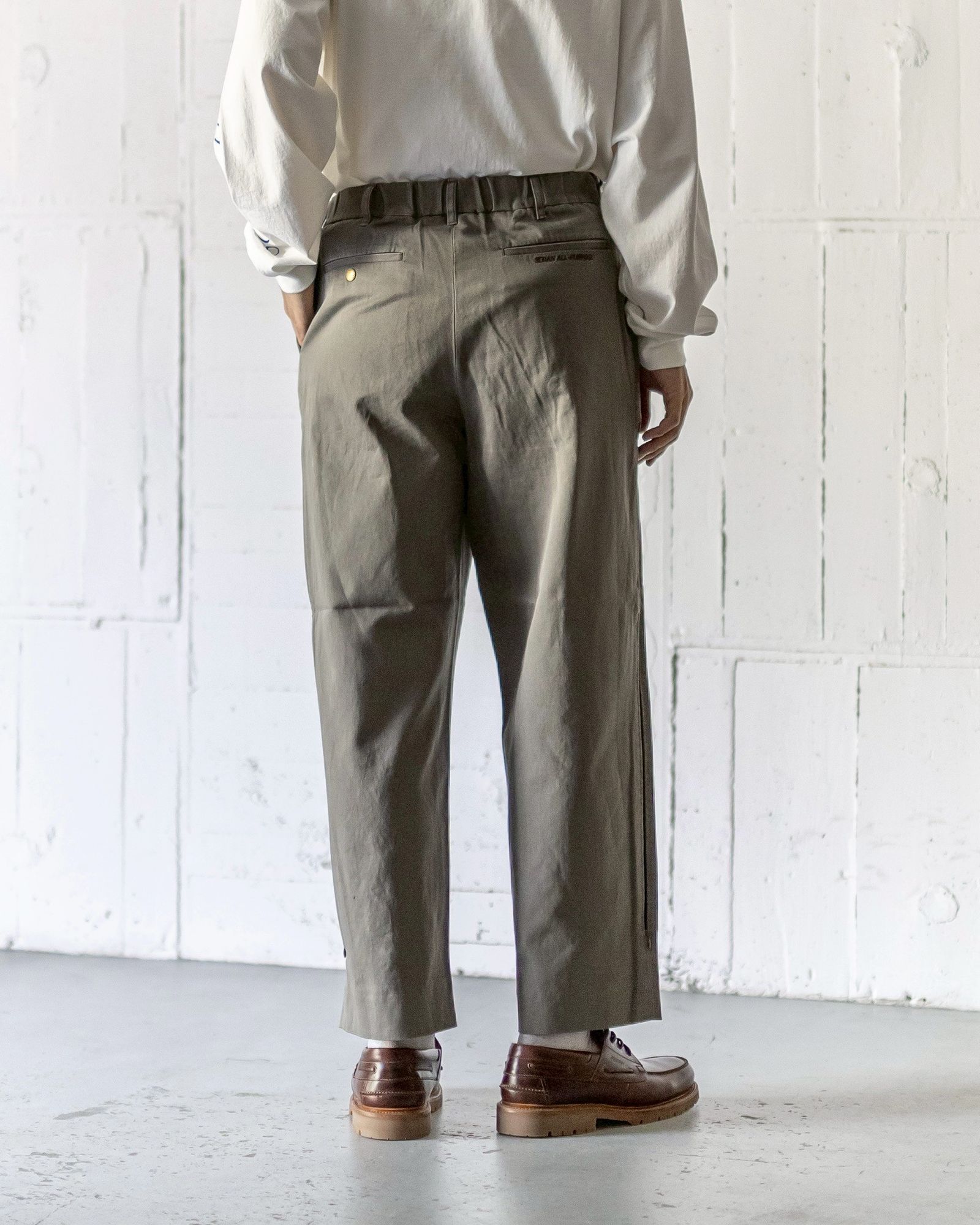 セダンオールパーパス FW25 Ventilation Chino Slacks(SD25F-PT04) Olive Grey