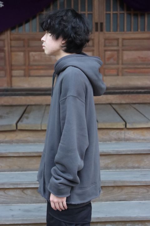 YOKE RESIZED WIDE HOODIE(YK21AW0278CS) style. 2021.09.27.