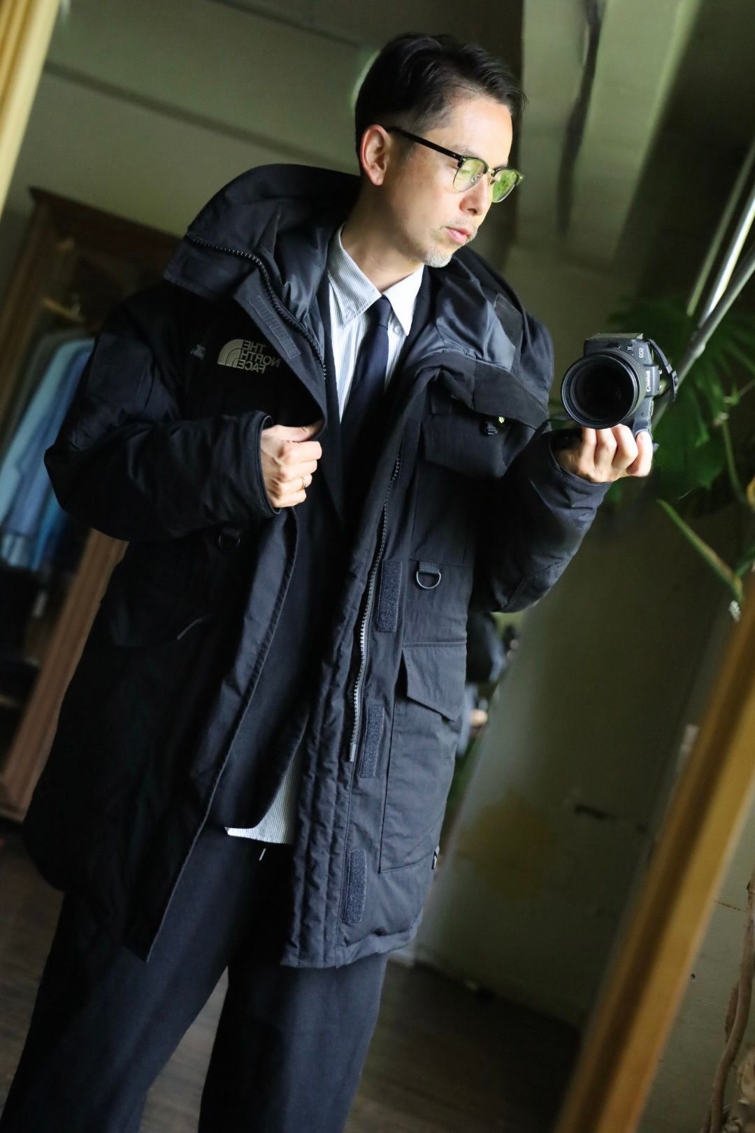 eYe Junya Watanabe MAN×THE NORTH FACEナイロンジャケット