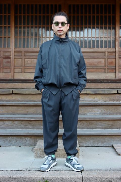 is-ness×NEAT LORO PIANA"CHARCOAL"style.2022.3.5.