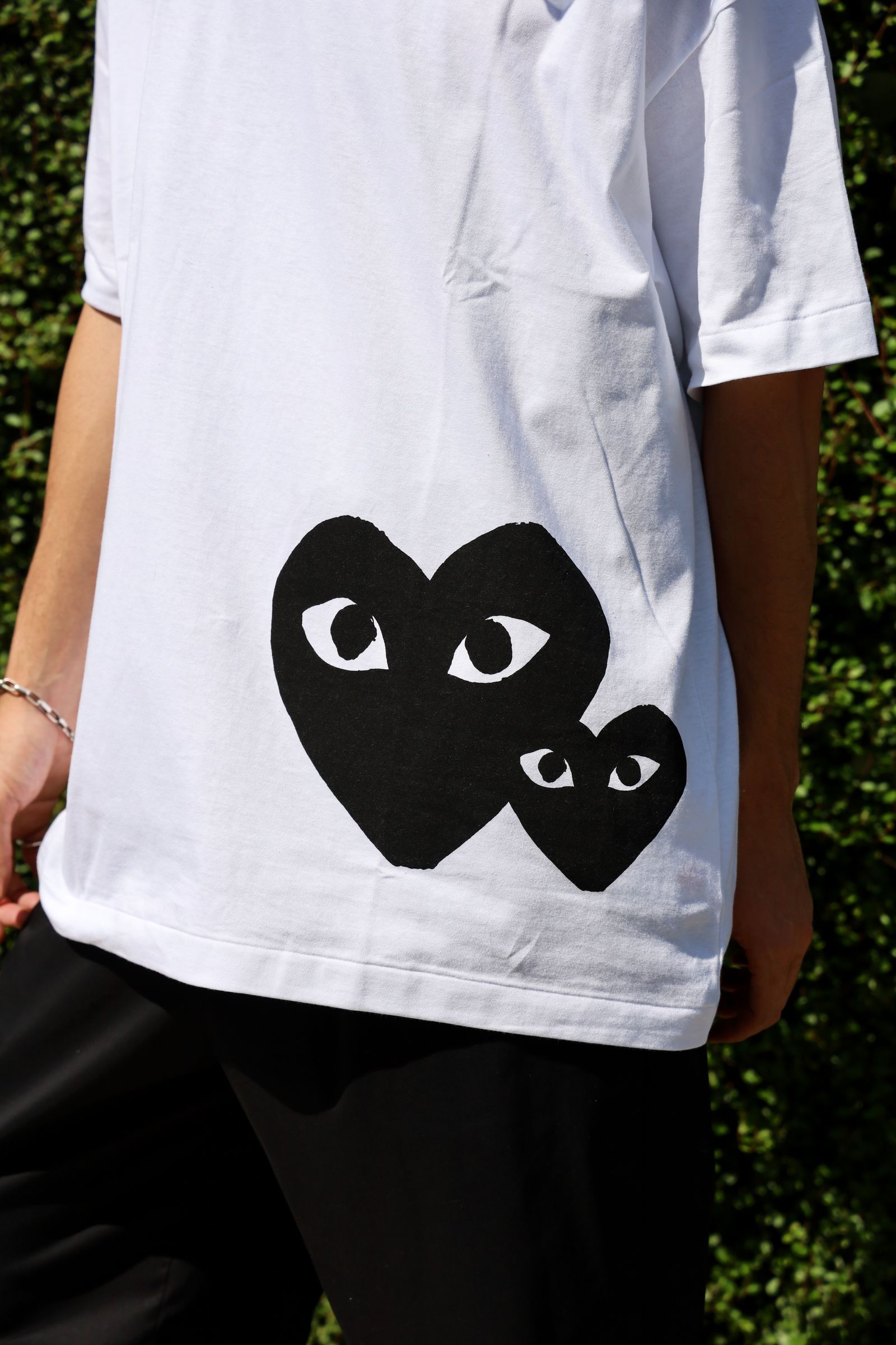 PLAY COMME des GARCONS オーバーサイズロゴTシャツ 新作発売