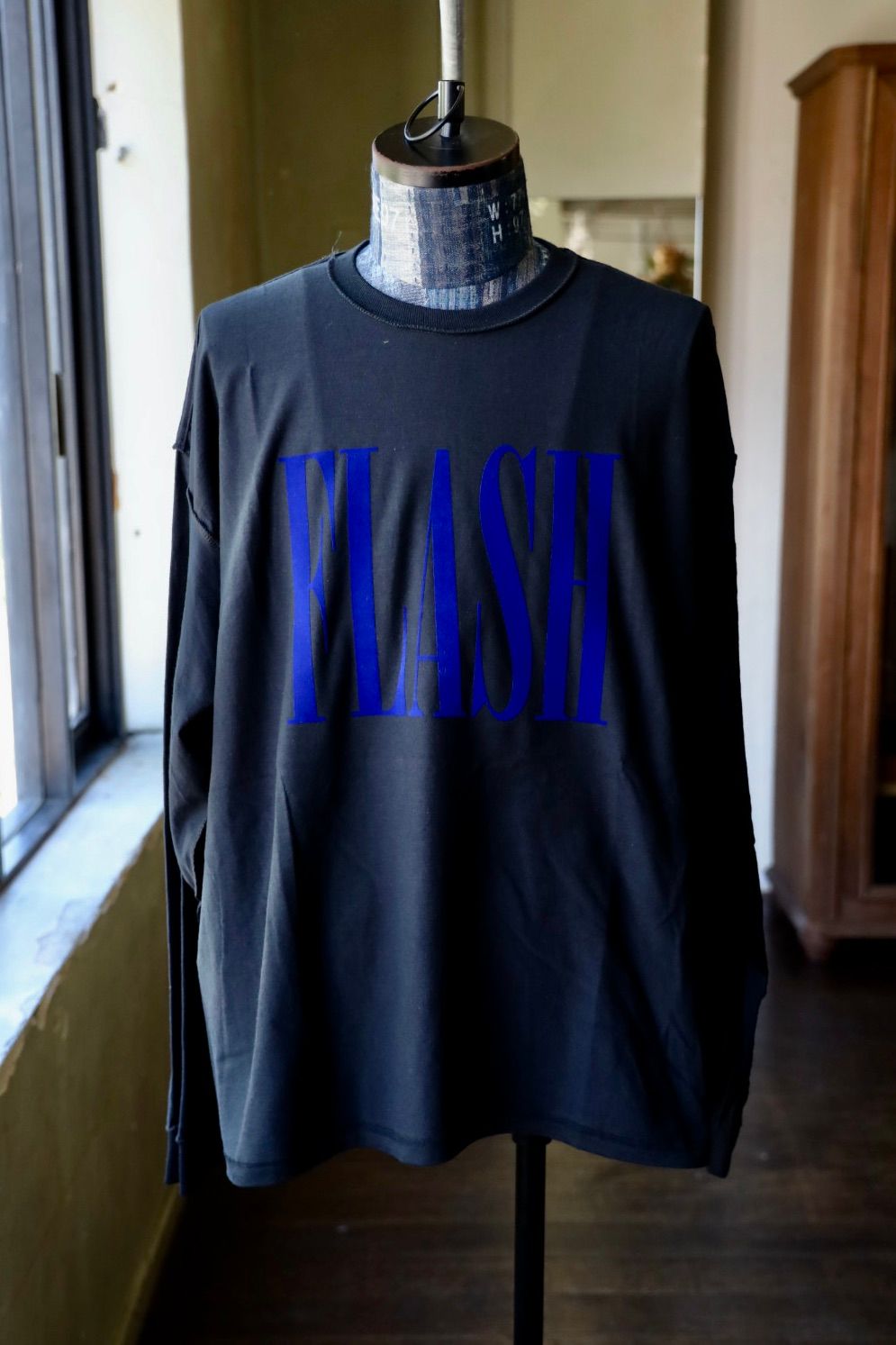 即完品 春コーデ IS NESS イズネス DUB ロングスリーブカットソー 別注》【ISNESS MUSIC】DUB LONG SLEEVE Tカットソー