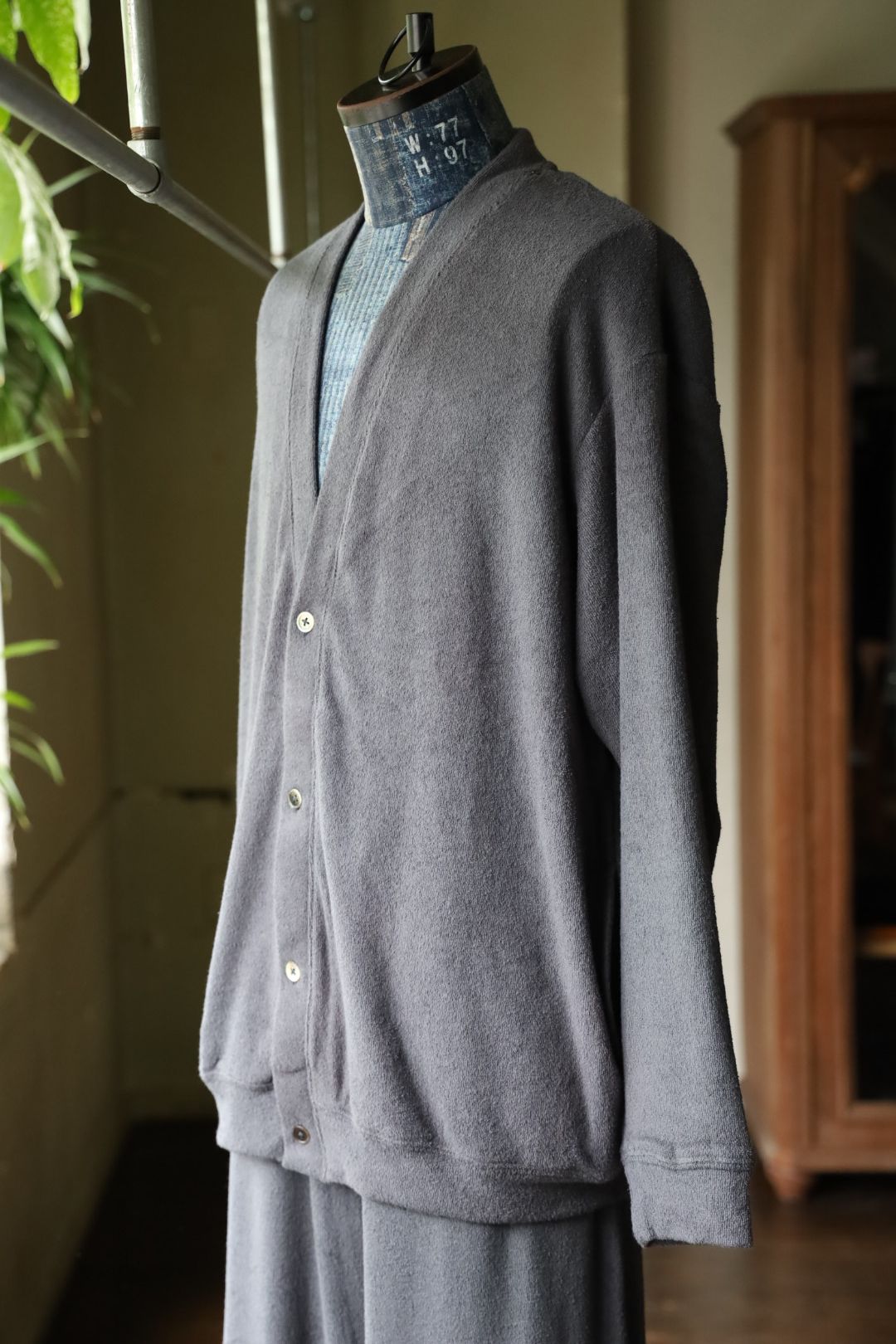 ReFresh!Service. “UTILITY PILE CARDIGAN SET-UP”(GRAY)☆9月27日(土)発売！