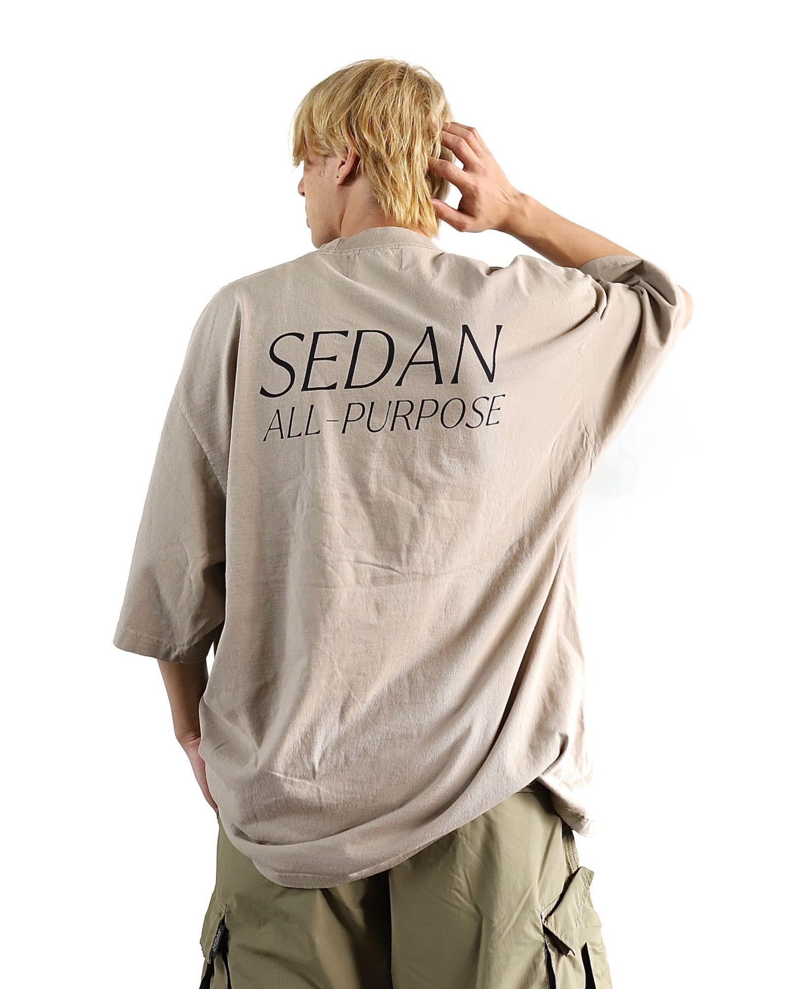 セダンオールパーパス 24SS Garment Dyed S/S Tee style(Sand) 2024.4.5 | 4550 | mark