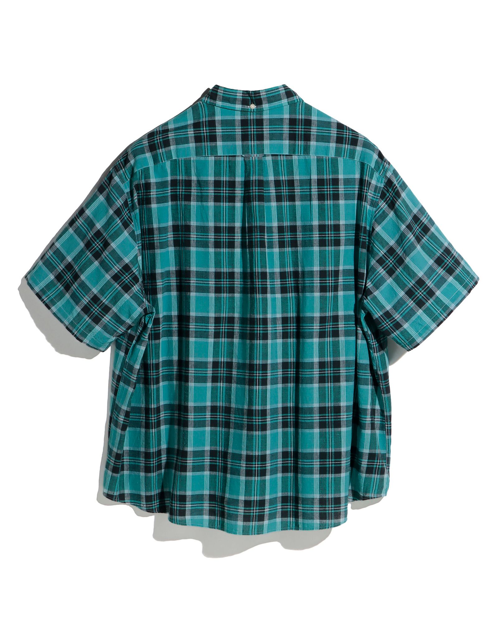 ファウンダ 25SS PULLOVER SHIRT(015FD251010)TURQUOISE/BLACK