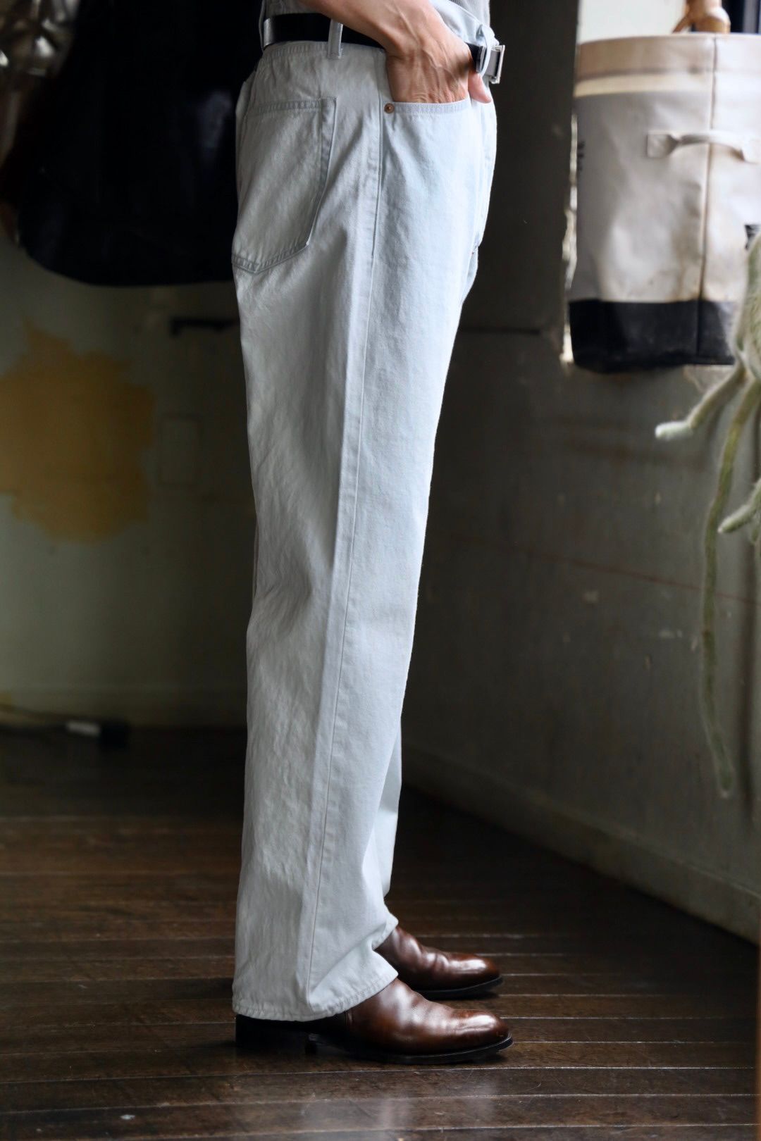 ファウンダ 25SS DENIM PANTS(015FD251008)FADE