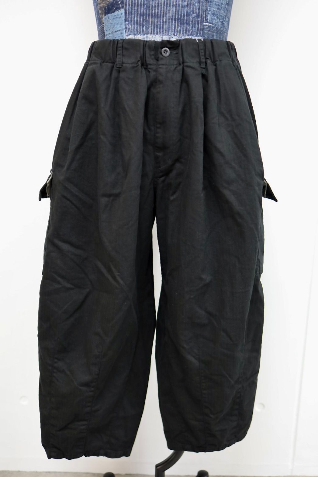 イズネス 26SS パンツ Herringbone 6-Pocket Pants (26SS_22_1005SSPT05)BLACK☆新作発売！