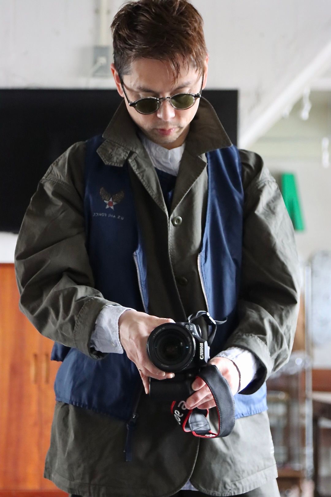 FreshService OVERDYED LEFT TWILL ENGINEER JACKET