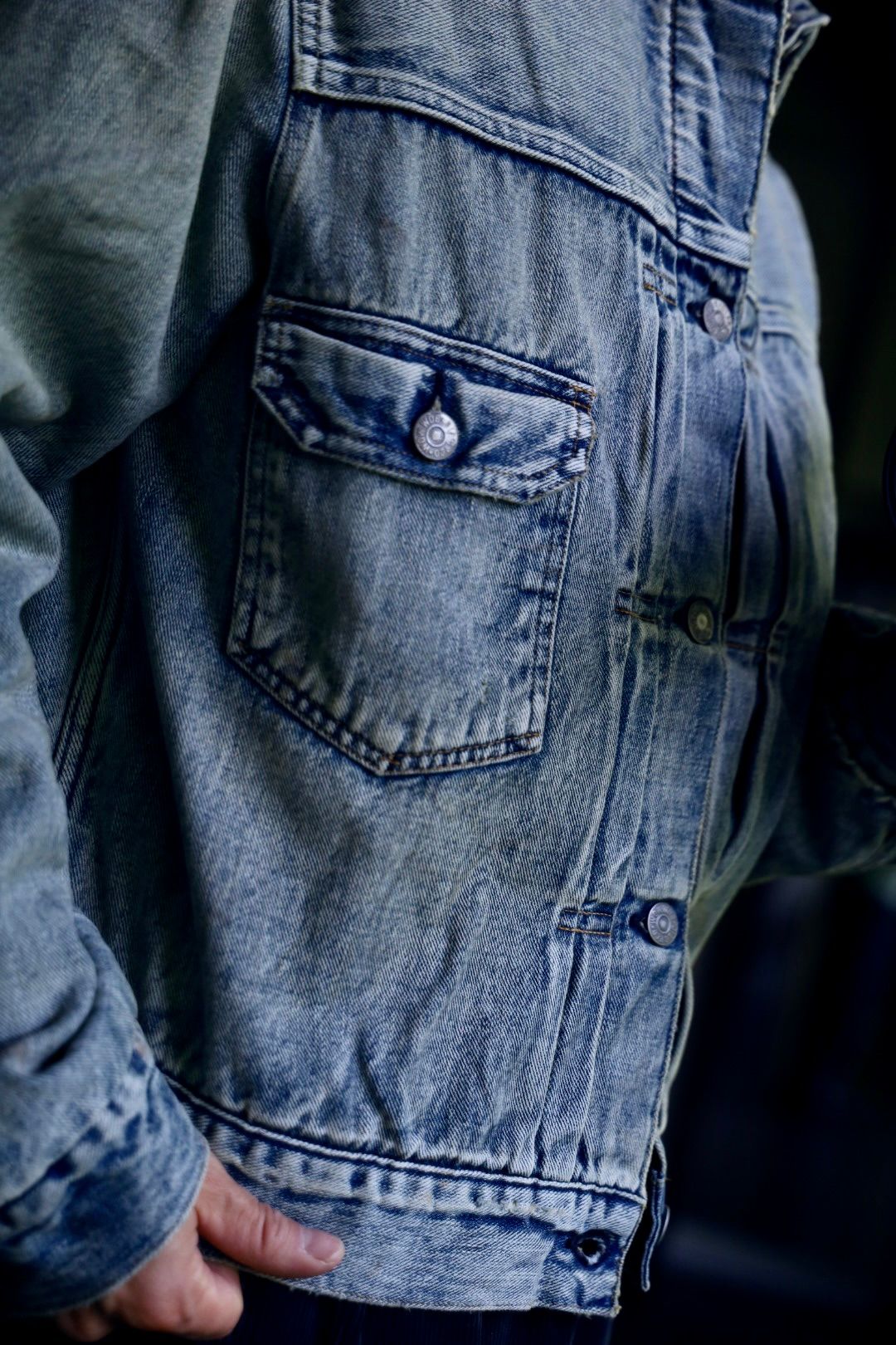 BOWWOW - BOW WOW バウワウ BLANKET LINED DENIM JK AGING(BW242