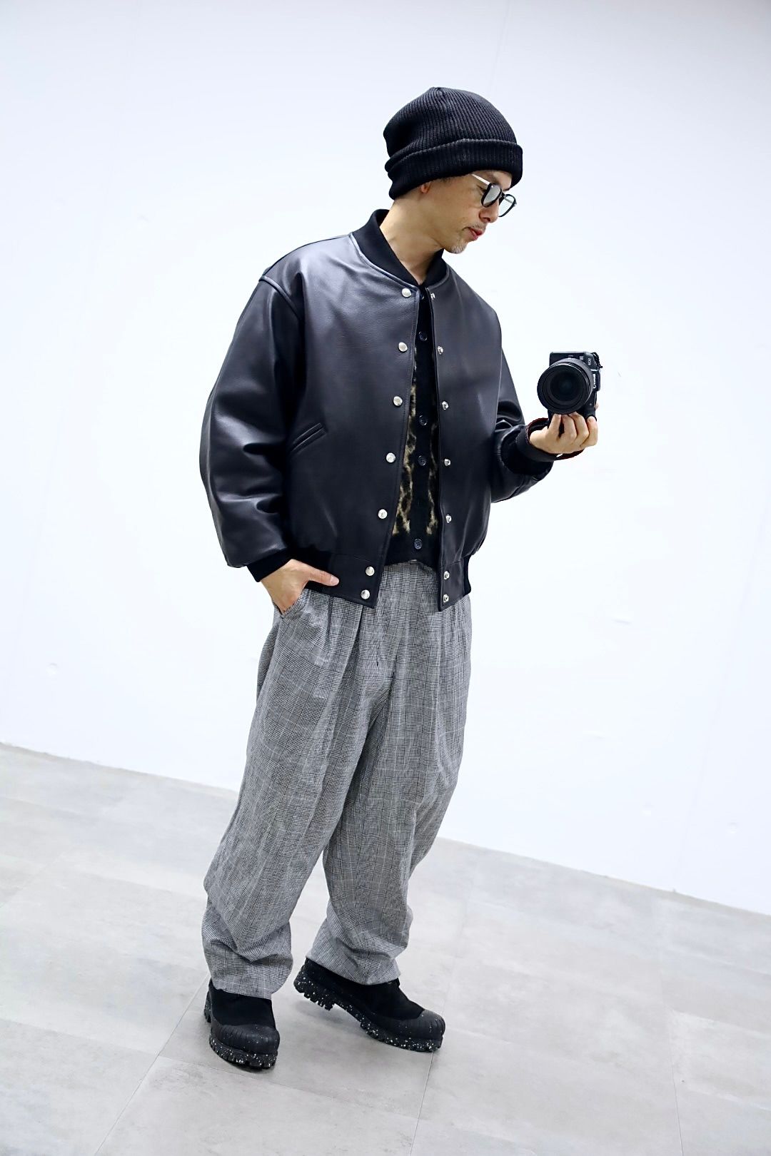 アプレッセ 2025 STYLE2 Leather Award Jacket(25AAP-01-04)D.NAVY☆10月11日(土)発売！