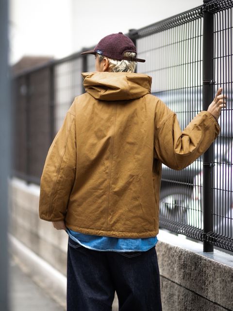 COMME des GARCONS HOMME リバーシブルキルティングフーデッドパーカ