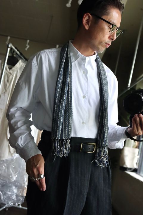 A.PRESSE アプレッセ22FW Double Breasted Jacketスタイル