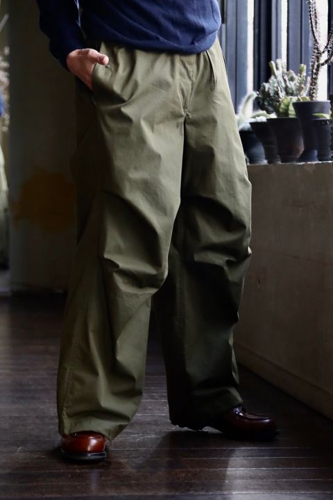 blurhms ROOTSTOCK C/N Oxford Snow Pants"DARK OLIVE"スタイル