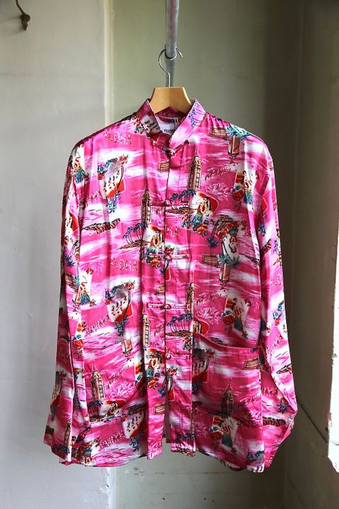 doublet ALOHA KUNG FU SHIRT"PINK"style.2020.8.8.