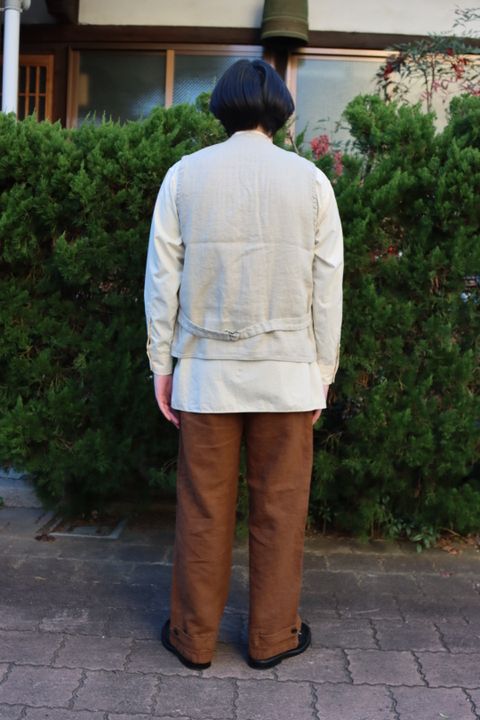 Ets.MATERIAUX M38 Motor cycle coat"BROWN"style.