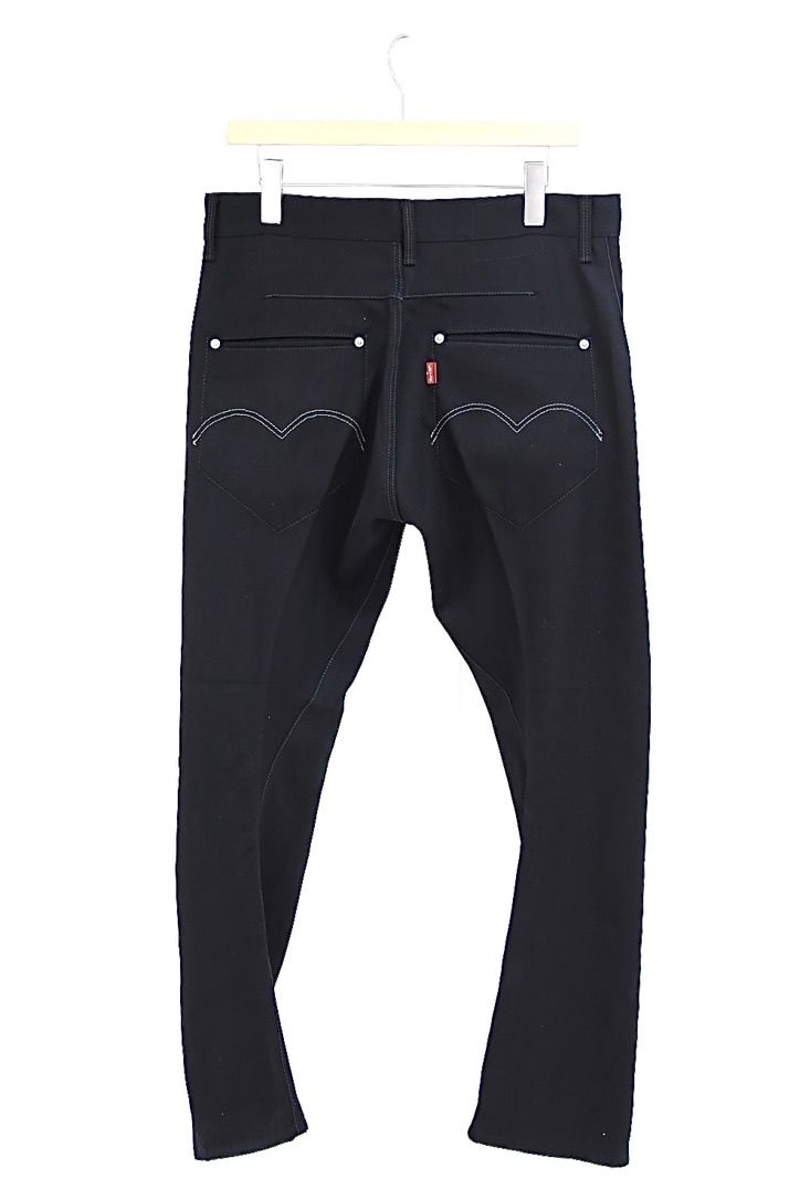 ジュンヤワタナベマン 26FW Levi's Wネーム ウールサージパンツ(WR-P201-051)BLACK☆8月7日(金)発売！