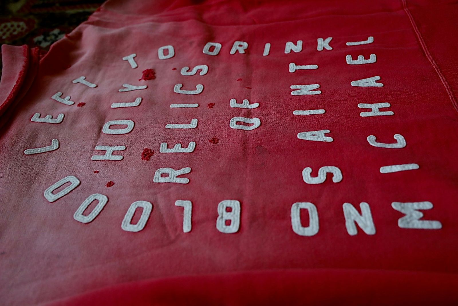 セントマイケル 26SS SAINT HALF ZIP SWEAT(SM-MK8-0000-053)RED☆4月11日(土)発売！