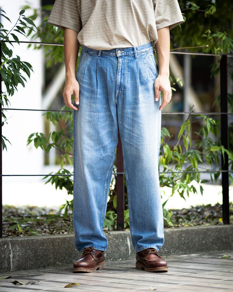 Graphpaper Selvage Denim Two Tuck Tapered Pants 7月25日(土)新作発売！
