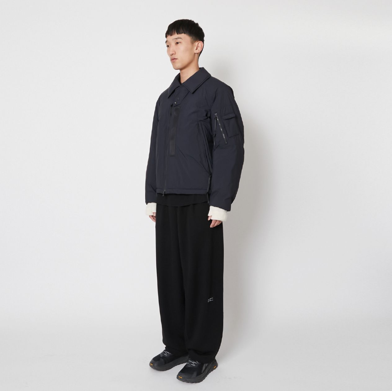 プロダクトトゥエルブ Primaloft Puffer Jacket (25AW-PBL01)BLACK