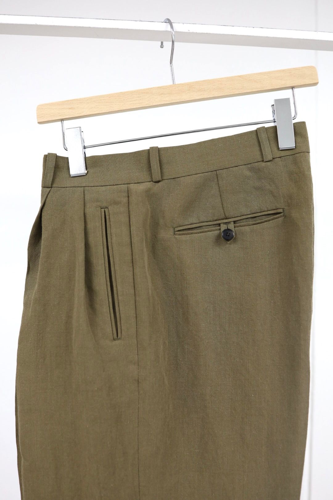 アプレッセ 2026 STYLE1  Linen Rayon Wide Trousers(26SAP-04-16)BEIGE☆4月11日(土)発売！